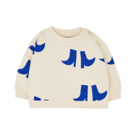 The Campamento Happy Boots baby sweatshirt