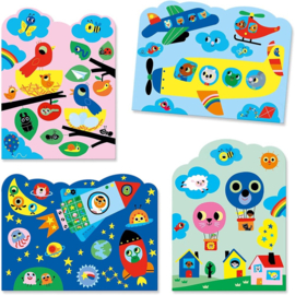 Djeco Magic Colouring Hidden in the Sky DJ09061 | 18m+