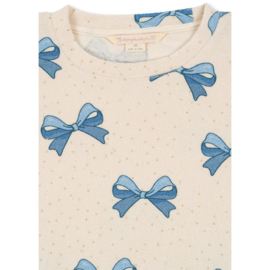 Konges Slojd Itty terry sweatshirt Bowie Blue Gold