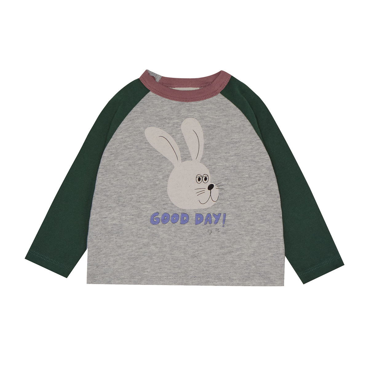 The Campamento Rabbit Good Day baby raglan T-shirt