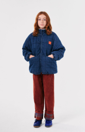 Bobo Choses | Funny Face vintage denim quilted jacket | Winterjas