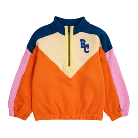 Bobo Choses | BC Color Block zipped sweatshirt