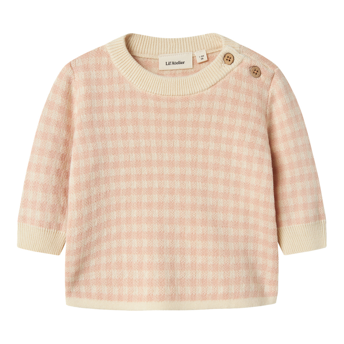 Lil Atelier knit sweater Nadie  -  Cameo Rose