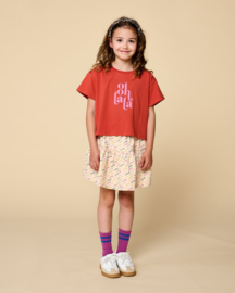 Petit Blush - T-Shirt Ooh lala - Burnt Brick