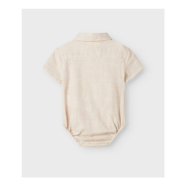Lil atelier Body Shirt Tarou - Bleached Sand