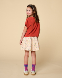 Petit Blush - T-Shirt Ooh lala - Burnt Brick