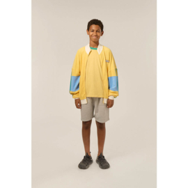 The Campamento Terry Color block Zipper Yellow