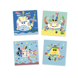 Djeco Creatief met Stickers Zeedieren DJ08931 | 3+