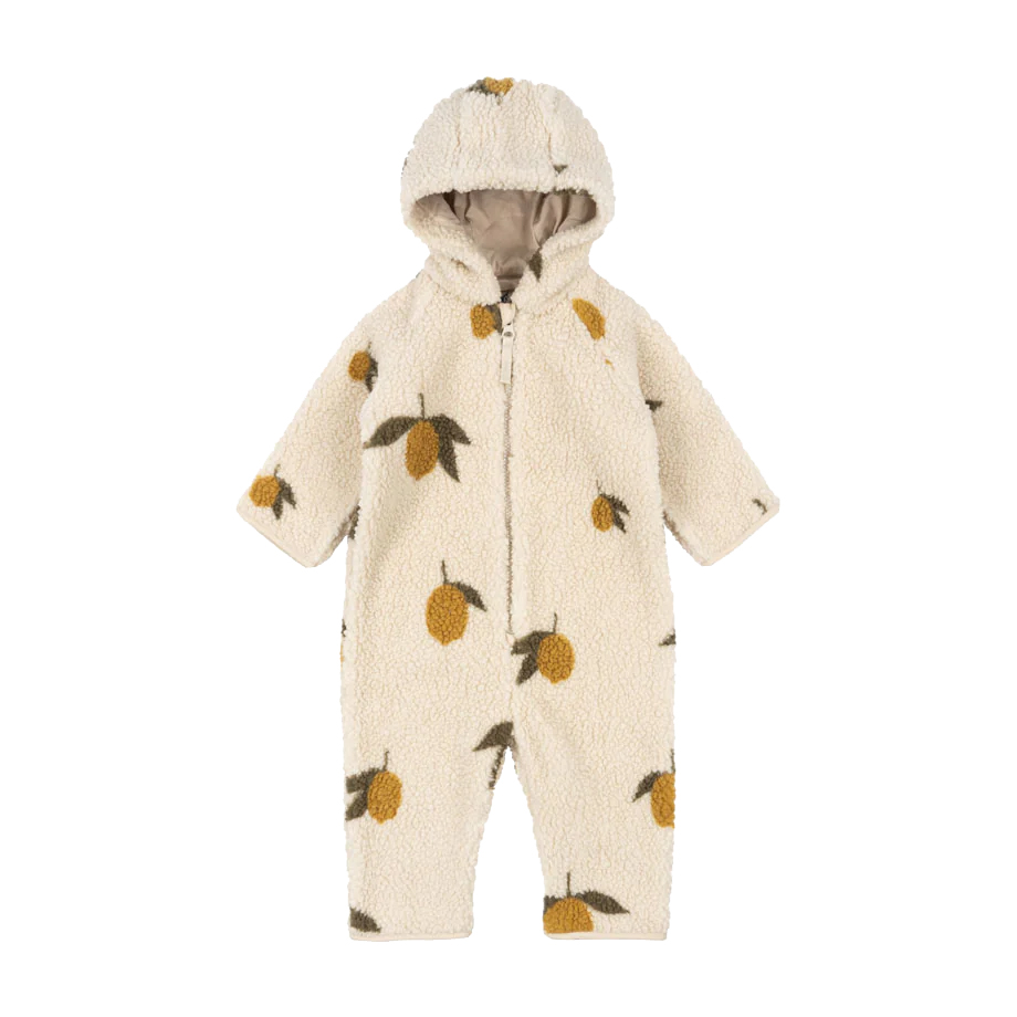 Konges Slojd Jody teddy baby onesie  -  Mon Grand Citron