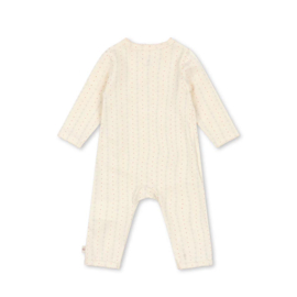 Konges Slojd newborn onesie Fete de Fleur