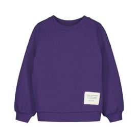 Mainio | Superpower Sweatshirt Violet Indigo GOTS Organic