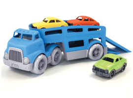 Green Toys oplegger met drie auto's | gerecycled  | 2+
