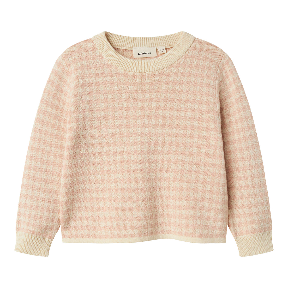Lil Atelier Knit sweater Nadie  -  Cameo Rose
