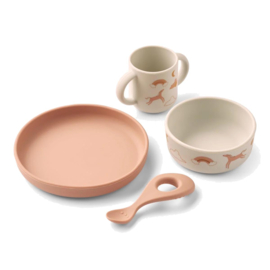 Liewood Vivi siliconen kinderservies set Dream