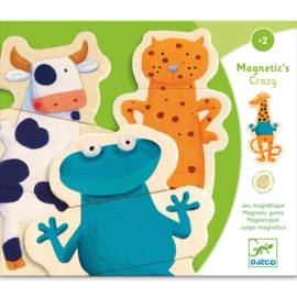 Djeco Magneetpuzzels Gekke Dieren DJ03111 | 2+