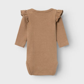 Lil Atelier | Newborn | Thoro longsleeve body Woodsmoke