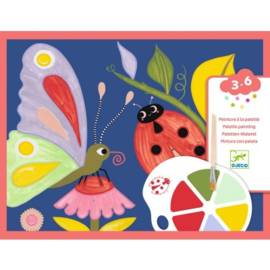 Djeco Schilderen met palet Kleine Beestjes DJ09134 | 3-6 jaar