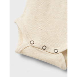 Lil Atelier Darla newborn body - Turtledove Melange