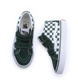 * Vans * Kids Sk8-Mid Reissue | Checkerboard Green