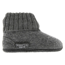 Bergstein | Cozy wollen pantoffels grijs