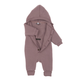 Mikk-line merinowollen babysuit  -  Twilight Mauve
