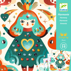Djeco knutselset Harmony Metal & Strass DJ09525 | 5-8 jaar