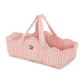 Konges Slojd | Poppen draagmand Pink Check