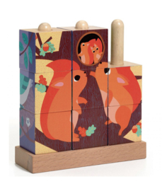 Djeco houten blokken puzzel Puzz-up Forest (3+)