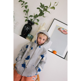 Lotiekids Hoodie Chill Dog - Grijs Mélange