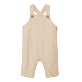 Lil Atelier | Newborn | Felix salopet | Bleached sand