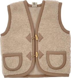 Alwero | Alpen bodywarmer 100% wol Beige