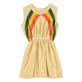 Piupiuchick jurk met multicolor strepen