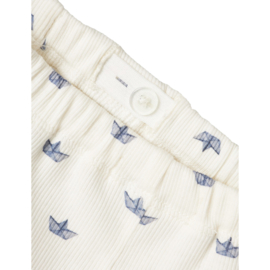 Lil Atelier Lavo Eko babybroekje Paper Boat - Coconut milk