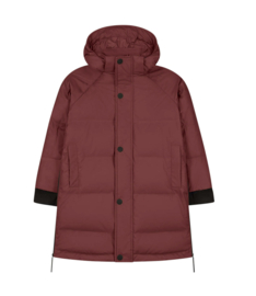 Maium | Waterdichte puffer | Russel Brown (rood) | Gerecycled