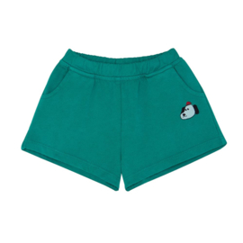 The Campamento Green baby shorts