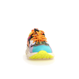 Flower Mountain kindersneakers Yamano Junior - Green Bottle-Raspberry-Orange