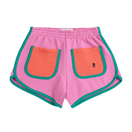 Bobo Choses Pink Color Block shorts