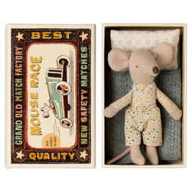 Maileg Little Brother muis in matchbox E