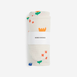 Bobo Choses Garden Party muslin & bib set