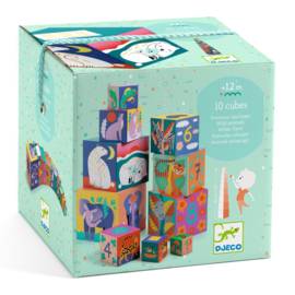 Djeco stapeltoren Wilde Dieren DJ08511 | 12m+