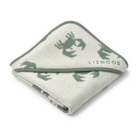 Liewood | Alba yarn dyed baby badcape Crab