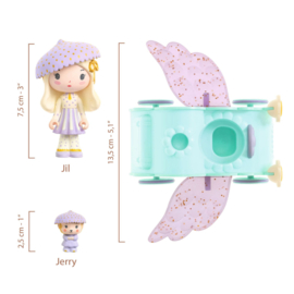 Djeco Tinyly Jil & Jerry met Tinycar DJ06939