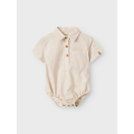 Lil atelier Body Shirt Tarou - Bleached Sand