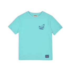 Ammehoela T-shirt Zoe.75 - Pool Blue