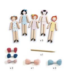 Djeco knutselpakket Zorgenpopjes "Sweet Nights" (6+)
