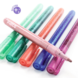 Djeco 6 Glitter Markers Sweet DJ08877 | 6+