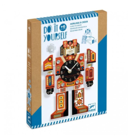 Djeco  knutselpakket Robotime Robotklok maken DJ07984 | 6+