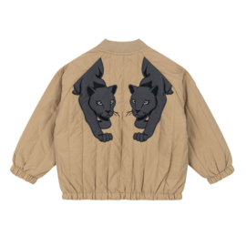 Konges Slojd | Juno Bomber jacket Panthère | Travertine