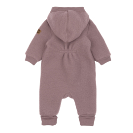 Mikk-line merinowollen babysuit  -  Twilight Mauve