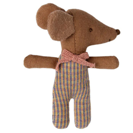 Maileg Sleepy Wakey babymuis in Matchbox Roze